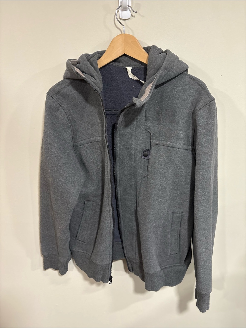 lululemon athletica Men's Dark Gray Zip-Up Hoodie